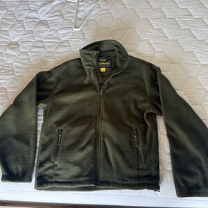 Cabela’s Men's Olive Fleece Jacket - Medium